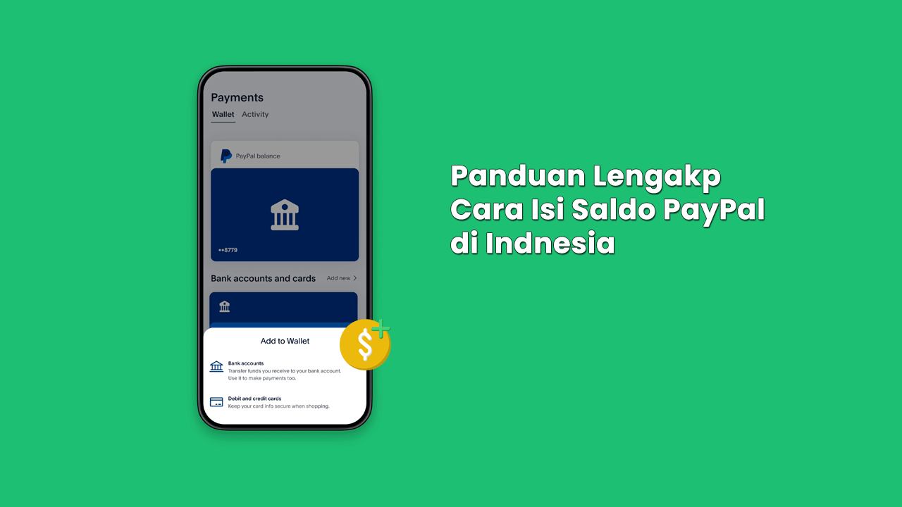 Cara Isi Saldo PayPal